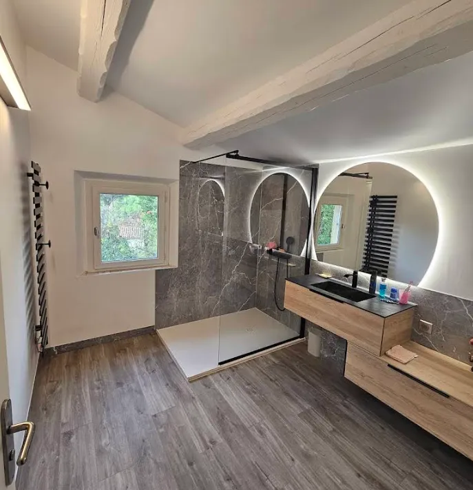 Salle de bain rénovée — ART & ELEC Barbey